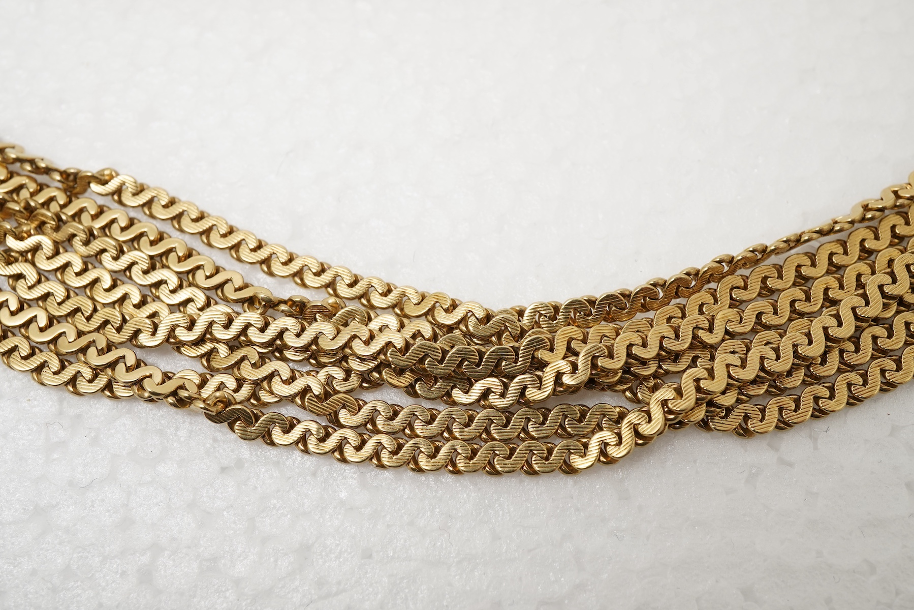 A gold bracelet, 1970s